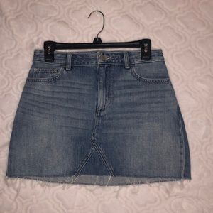 American Eagle Gently Word Jean Skirt